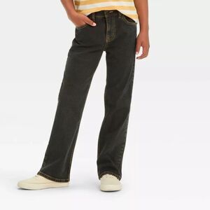 Boys' Bootcut Five Pocket Pants - Cat & Jack Black - size 5